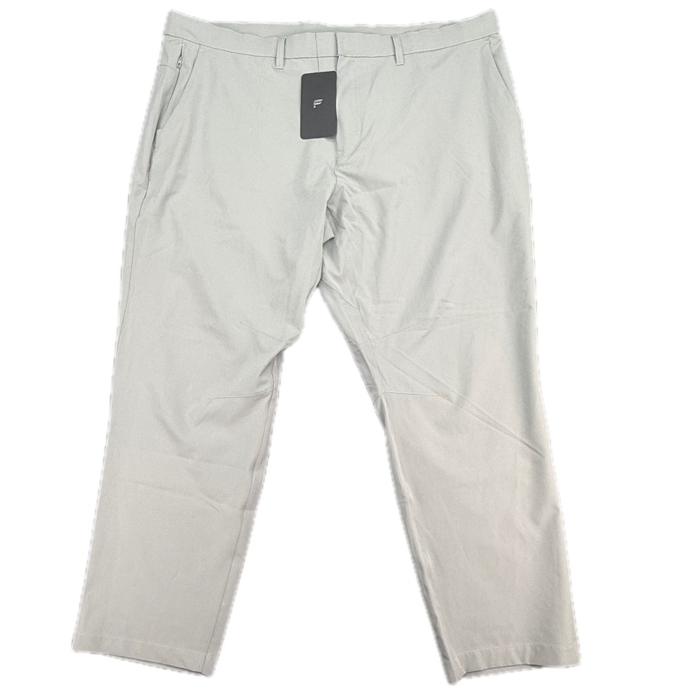 Fabletics The Only Pant Mens 42x30 Gray 4-Way Stretch Water Resistant Recycled